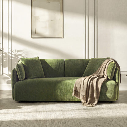 Lauren Modern Wraparound 3-Seater Sofa with Feather Filling