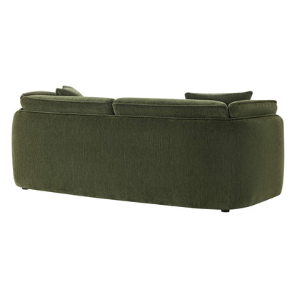 Lauren Modern Wraparound 3-Seater Sofa with Feather Filling