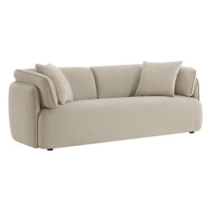 Lauren Modern Wraparound 3-Seater Sofa with Feather Filling