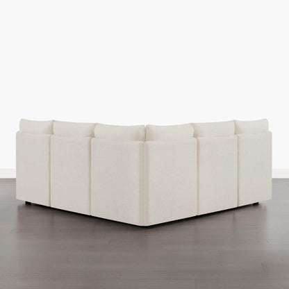 Lila 5-Seat Dining Banquette with Storage