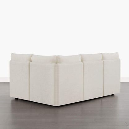 Lila L-Shaped Minimalist Dining Chair with Storage