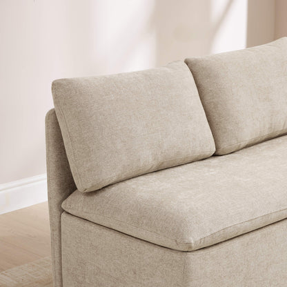 Lila L-Shaped Minimalist Dining Chair with Storage