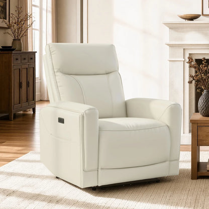 Lopez Genuine Leather Power Recliner with TV & Sleep Modes