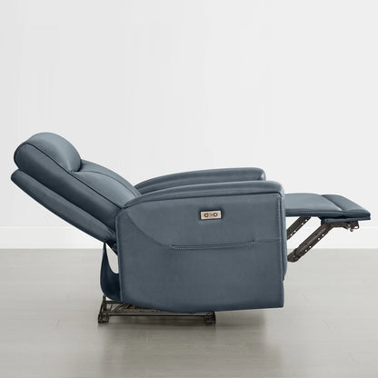 Lopez Genuine Leather Power Recliner with TV & Sleep Modes