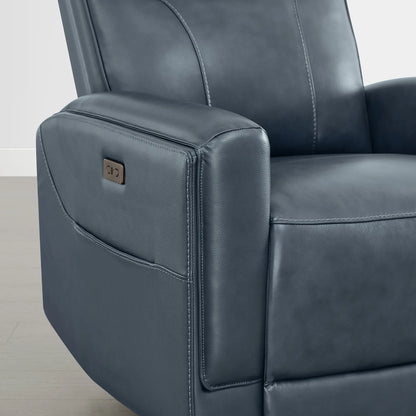 Lopez Genuine Leather Power Recliner with TV & Sleep Modes
