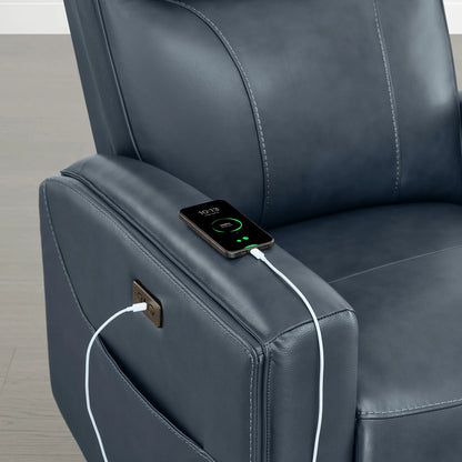Lopez Genuine Leather Power Recliner with TV & Sleep Modes