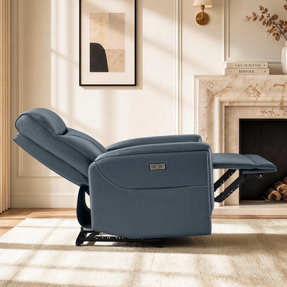 Lopez Genuine Leather Power Recliner with TV & Sleep Modes