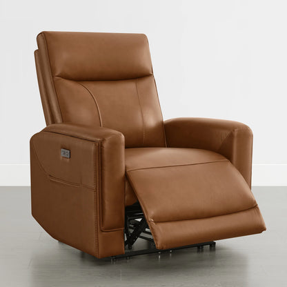 Lopez Genuine Leather Power Recliner with TV & Sleep Modes