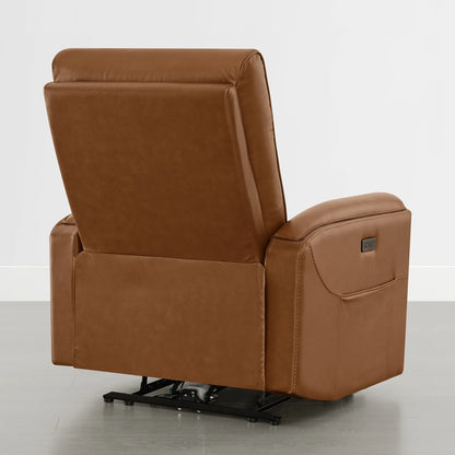 Lopez Genuine Leather Power Recliner with TV & Sleep Modes