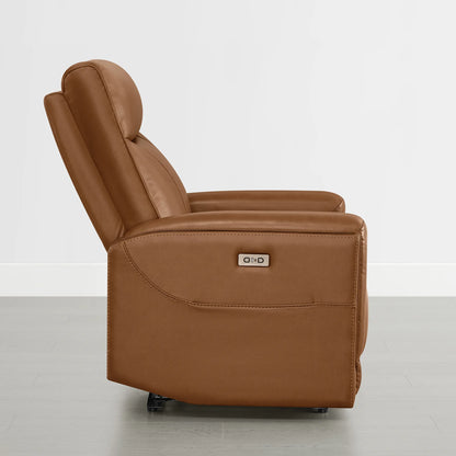 Lopez Genuine Leather Power Recliner with TV & Sleep Modes