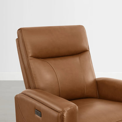 Lopez Genuine Leather Power Recliner with TV & Sleep Modes