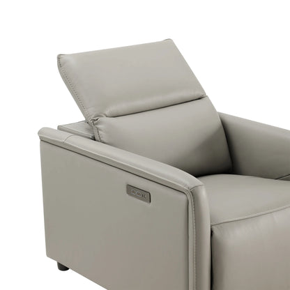 Luca Zero-wall Hugger Leather Power Recliner