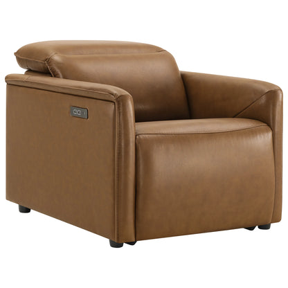 Luca Zero-wall Hugger Leather Power Recliner