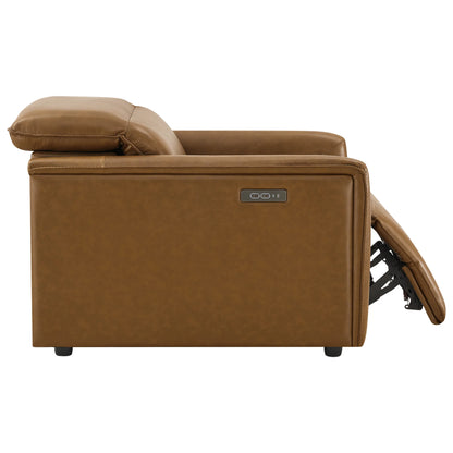 Luca Zero-wall Hugger Leather Power Recliner