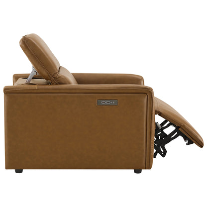 Luca Zero-wall Hugger Leather Power Recliner