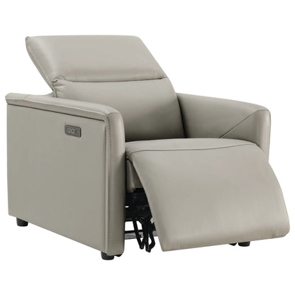 Luca Zero-wall Hugger Leather Power Recliner