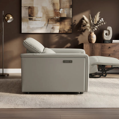 Luca Zero-wall Hugger Leather Power Recliner