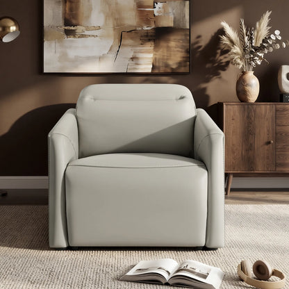 Luca Zero-wall Hugger Leather Power Recliner