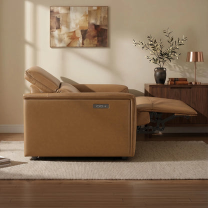 Luca Zero-wall Hugger Leather Power Recliner