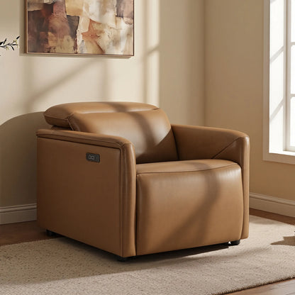 Luca Zero-wall Hugger Leather Power Recliner