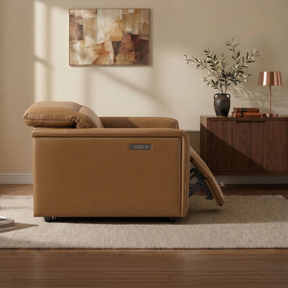 Luca Zero-wall Hugger Leather Power Recliner