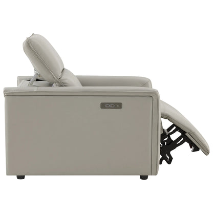 Luca Zero-wall Hugger Leather Power Recliner