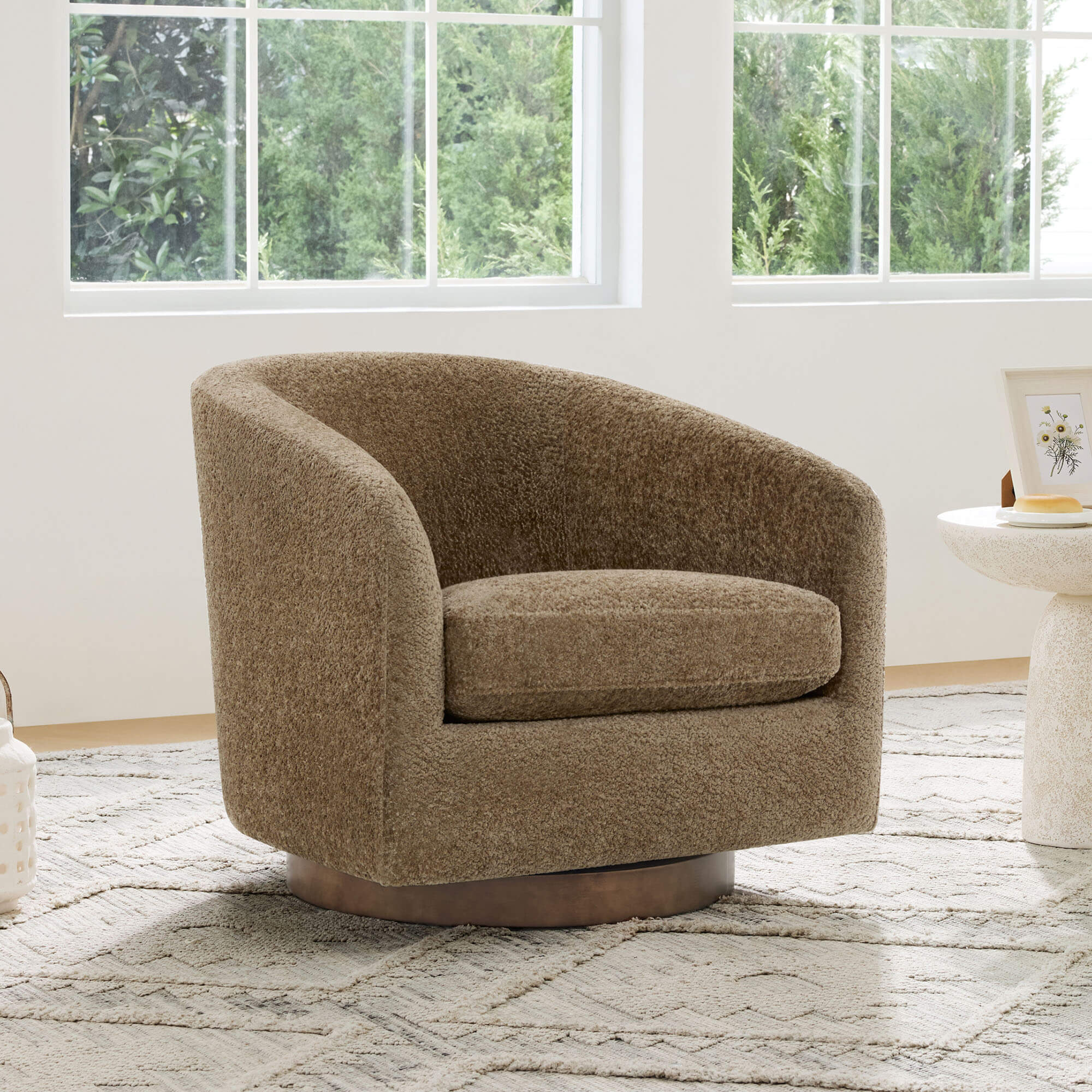 Wren Modern Swivel Accent Chair