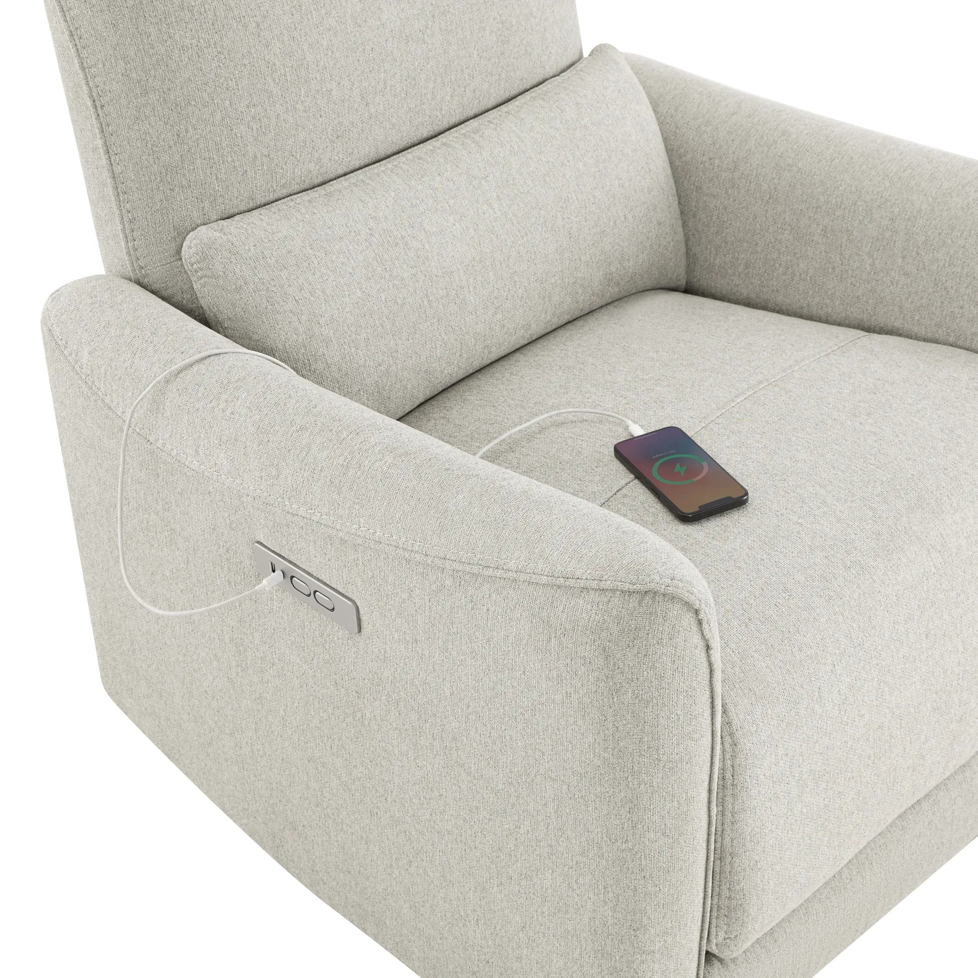 Tracee Power Swivel Nursery Glider Recliner