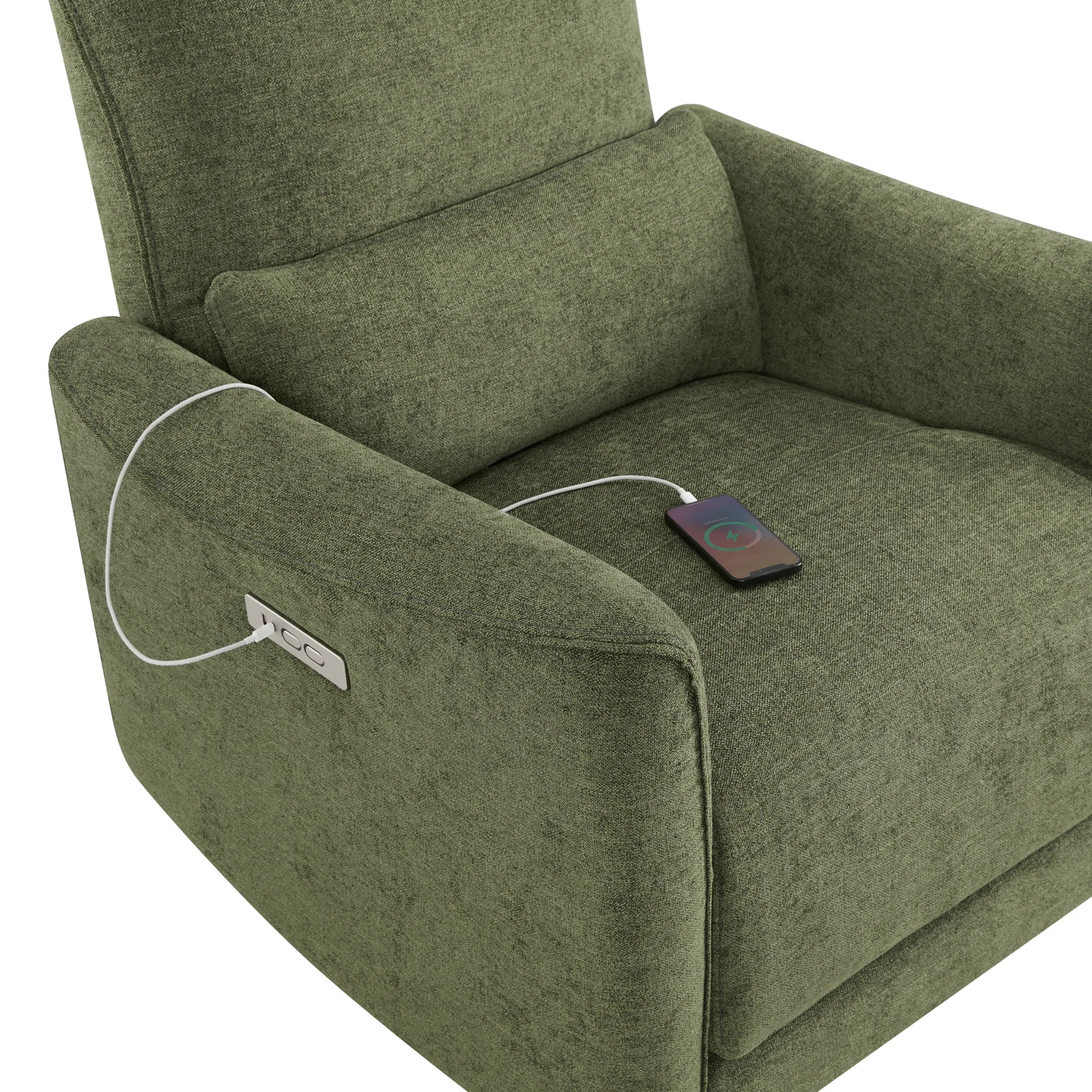 Tracee Power Swivel Nursery Glider Recliner