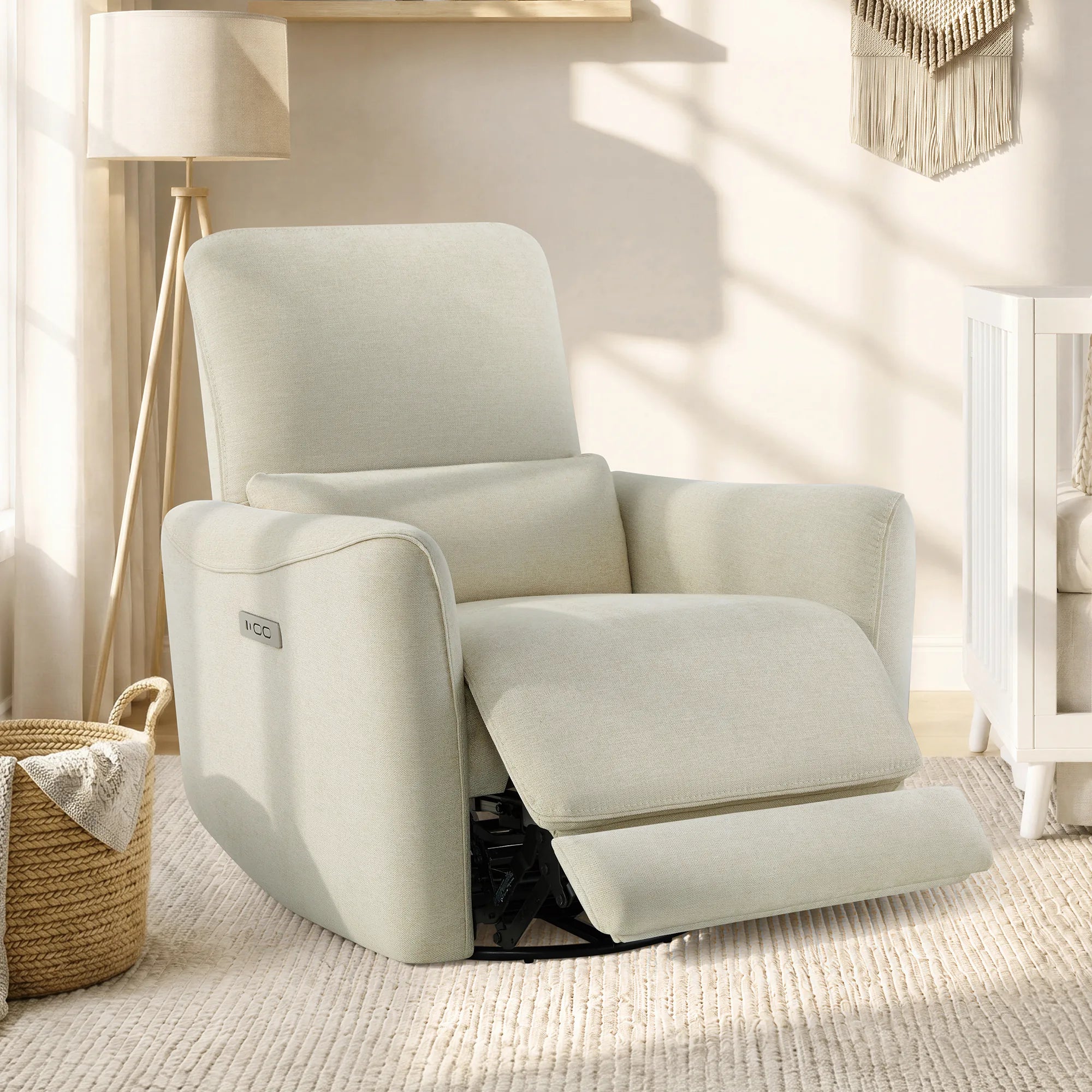 Tracee Power Swivel Nursery Glider Recliner