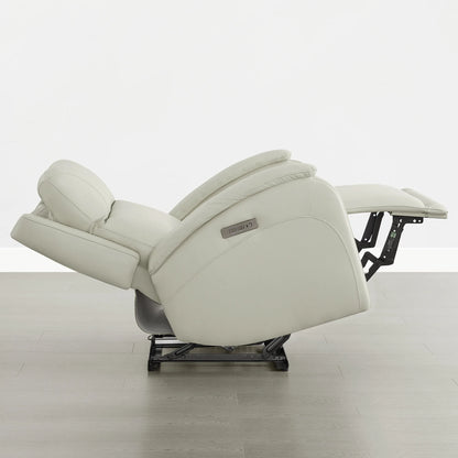 Monica Curved Genuine Leather Zero Gravity Power Recliner