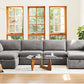 Delaney Modular Sofa Set, 4-6 Seater