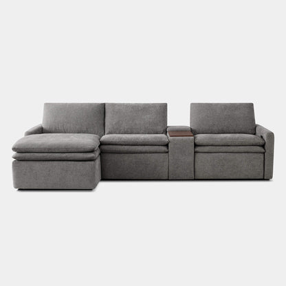 Ohana Zero Gravity Modular Lay-Flat Reclining Sofa with Chaise