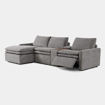 Ohana Zero Gravity Modular Lay-Flat Reclining Sofa with Chaise