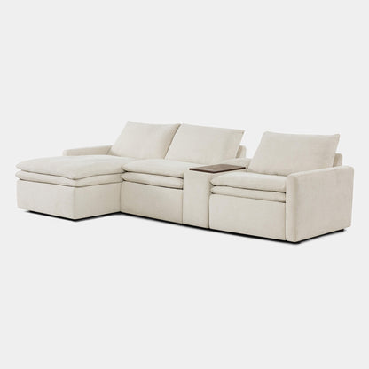 Ohana Zero Gravity Modular Lay-Flat Reclining Sofa with Chaise