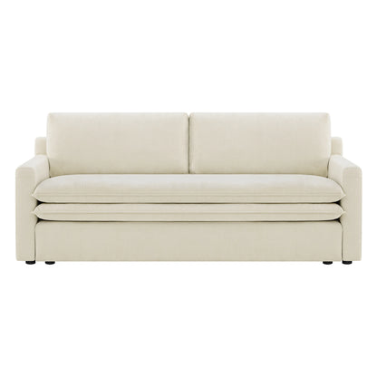 Ohana Modern Double-Cushion 3-Seater Stationary Sofa