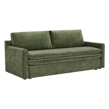 Ohana Modern Double-Cushion 3-Seater Stationary Sofa
