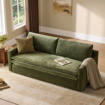 Ohana Modern Double-Cushion 3-Seater Stationary Sofa