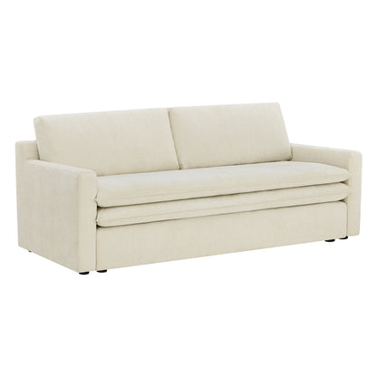 Ohana Modern Double-Cushion 3-Seater Stationary Sofa