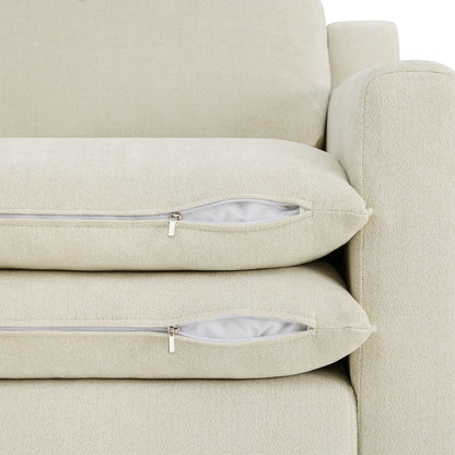 Ohana Modern Double-Cushion 3-Seater Stationary Sofa