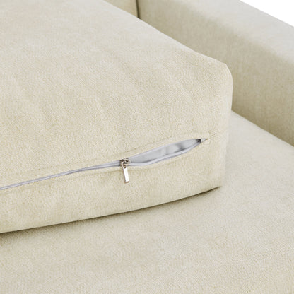 Ohana Modern Double-Cushion 3-Seater Stationary Sofa