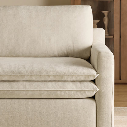 Ohana Modern Double-Cushion 3-Seater Stationary Sofa
