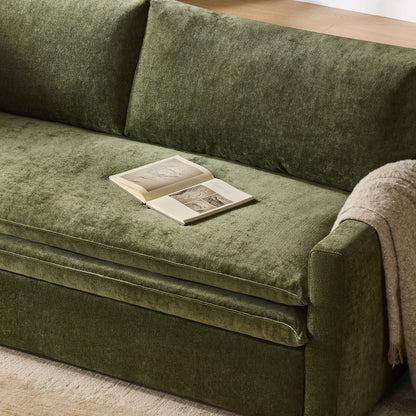 Ohana Modern Double-Cushion 3-Seater Stationary Sofa