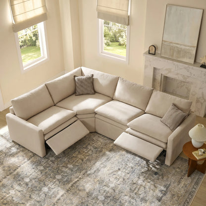 Ohana 4-Seat Zero Gravity Modular Reclining Sofa
