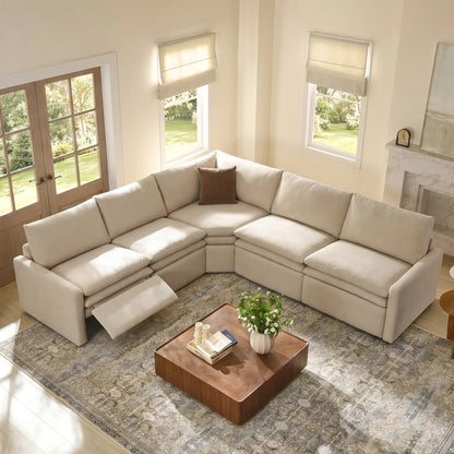 Ohana 5-Seat Zero Gravity Modular Reclining Sofa
