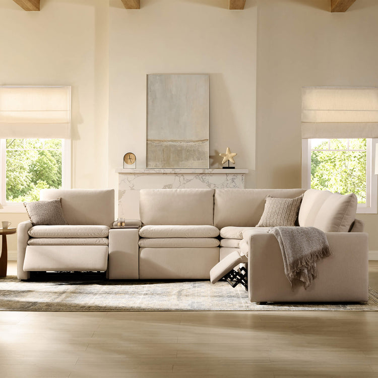 Ohana 4-Seat Zero Gravity Modular Reclining Sofa