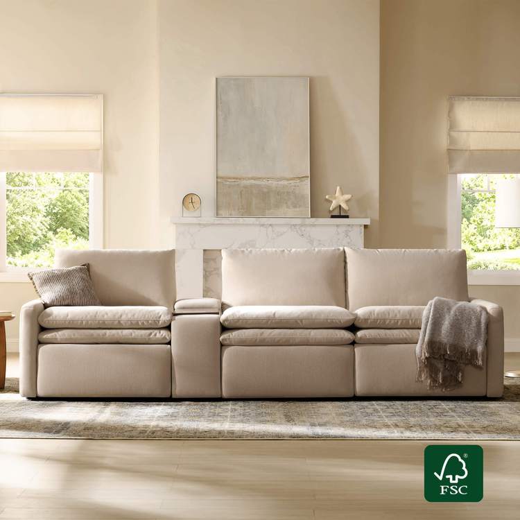 Ohana 3-Seat Zero Gravity Modular Reclining Sofa