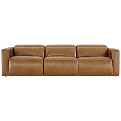 Oliver 3-Seat Wall-hugger Reclining Sectional Sofa with Power Headrest