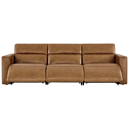 Oliver 3-Seat Wall-hugger Reclining Sectional Sofa with Power Headrest