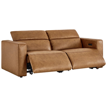 Oliver 2-Seat Wall-hugger Reclining Sectional Sofa with Power Headrest